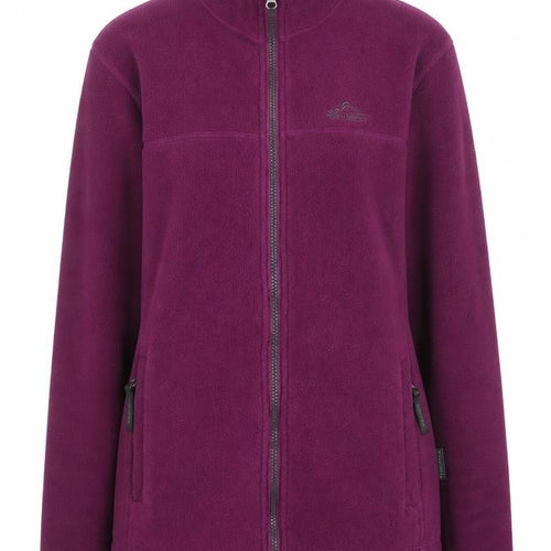 Portwest Womens Purple Fleece Jacket Size 14 Full Zip Lightweight Outdoor