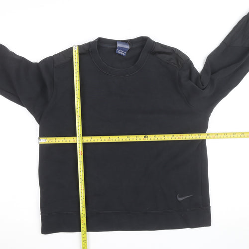 Nike Men's Black Crew Neck Pullover Sweatshirt Size L