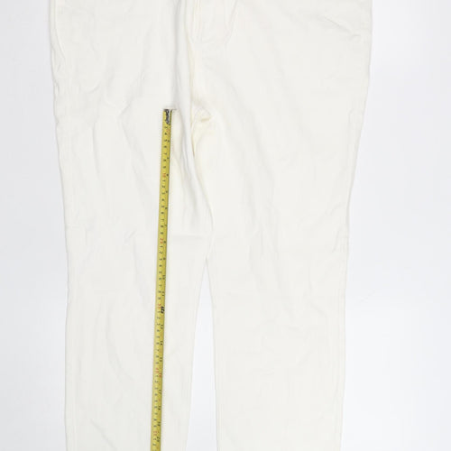 Avenue Women’s White Size 18 Straight Fit Stretch Jeans