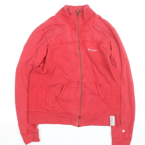 Champion Mens Red Medium Full Zip Track Jacket Heritage Classics