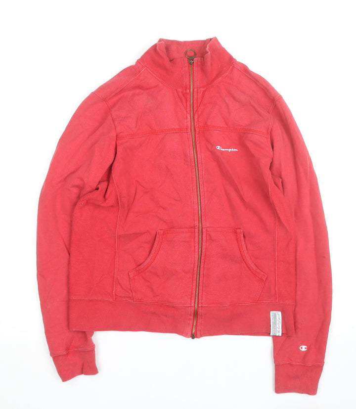 Champion Mens Red Medium Full Zip Track Jacket Heritage Classics