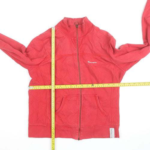 Champion Mens Red Medium Full Zip Track Jacket Heritage Classics