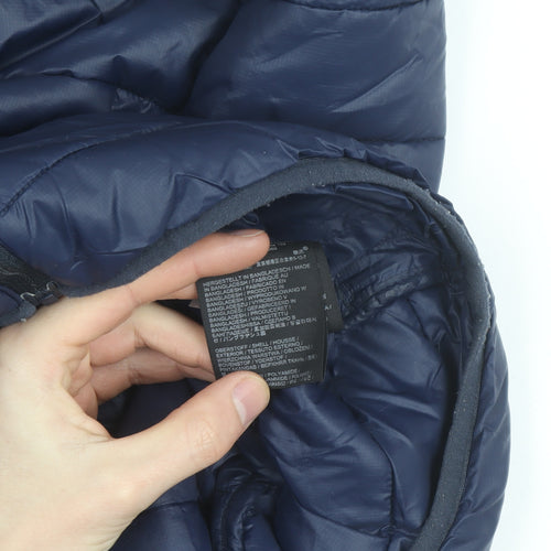 Jack Wolfskin Men Blue XL Quilted Lightweight Bodywarmer Gilet