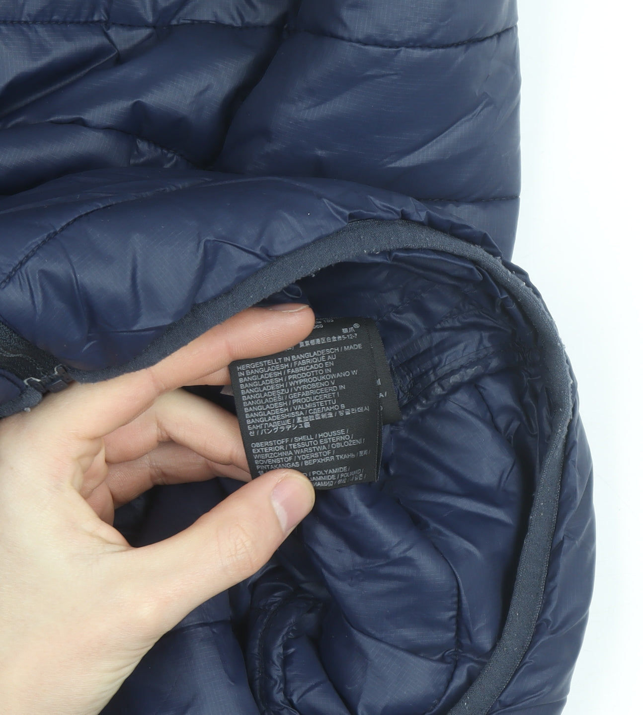 Jack Wolfskin Men Blue XL Quilted Lightweight Bodywarmer Gilet