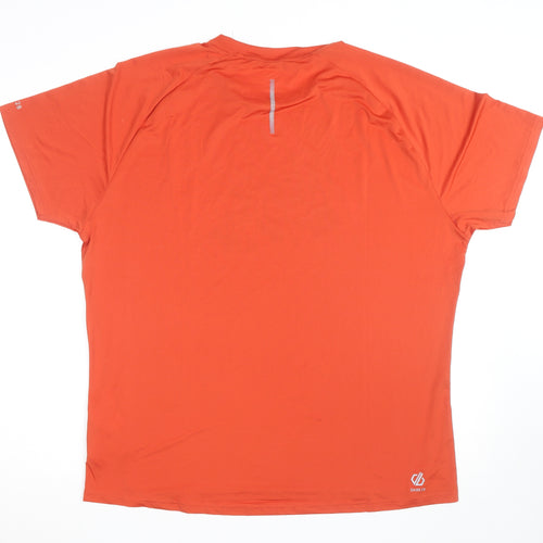 Dare 2b Men's Orange Short Sleeve Cycling T-Shirt XXL Quick Dry