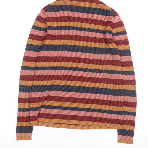 Wrangler Womens Multicoloured XS Striped Knit Pullover Jumper