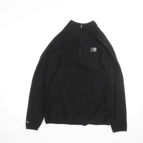 Karrimor Men's Black XS Fleece 1/2 Zip Activewear Jacket