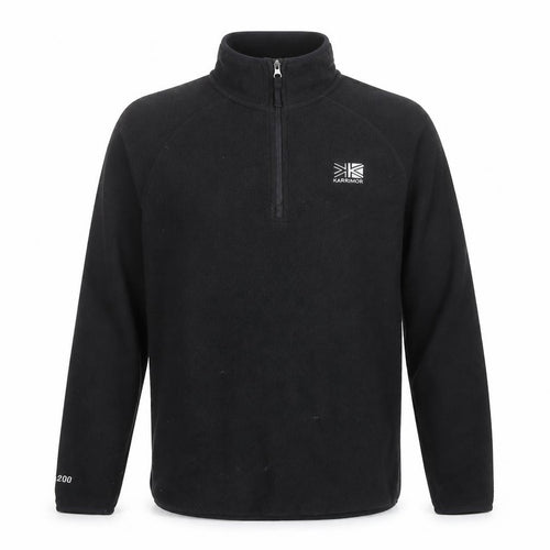 Karrimor Men's Black XS Fleece 1/2 Zip Activewear Jacket