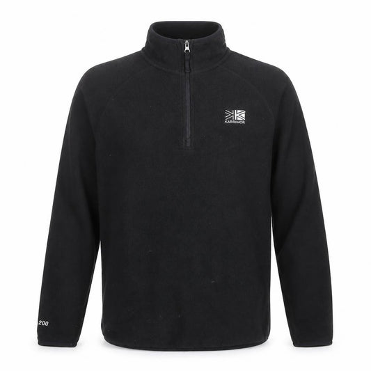 Karrimor Men's Black XS Fleece 1/2 Zip Activewear Jacket