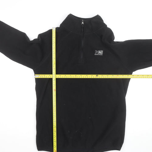 Karrimor Men's Black XS Fleece 1/2 Zip Activewear Jacket