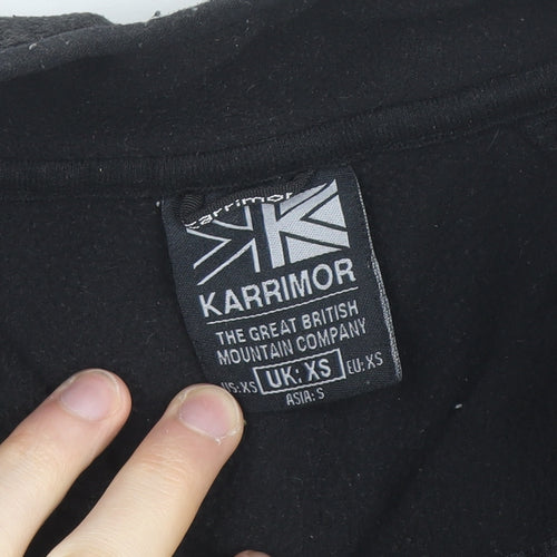 Karrimor Men's Black XS Fleece 1/2 Zip Activewear Jacket