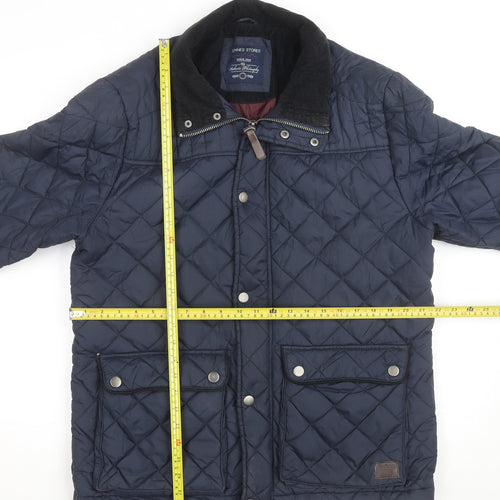Dunnes Stores Men’s Blue Quilted Polyester Lined Jacket Size L