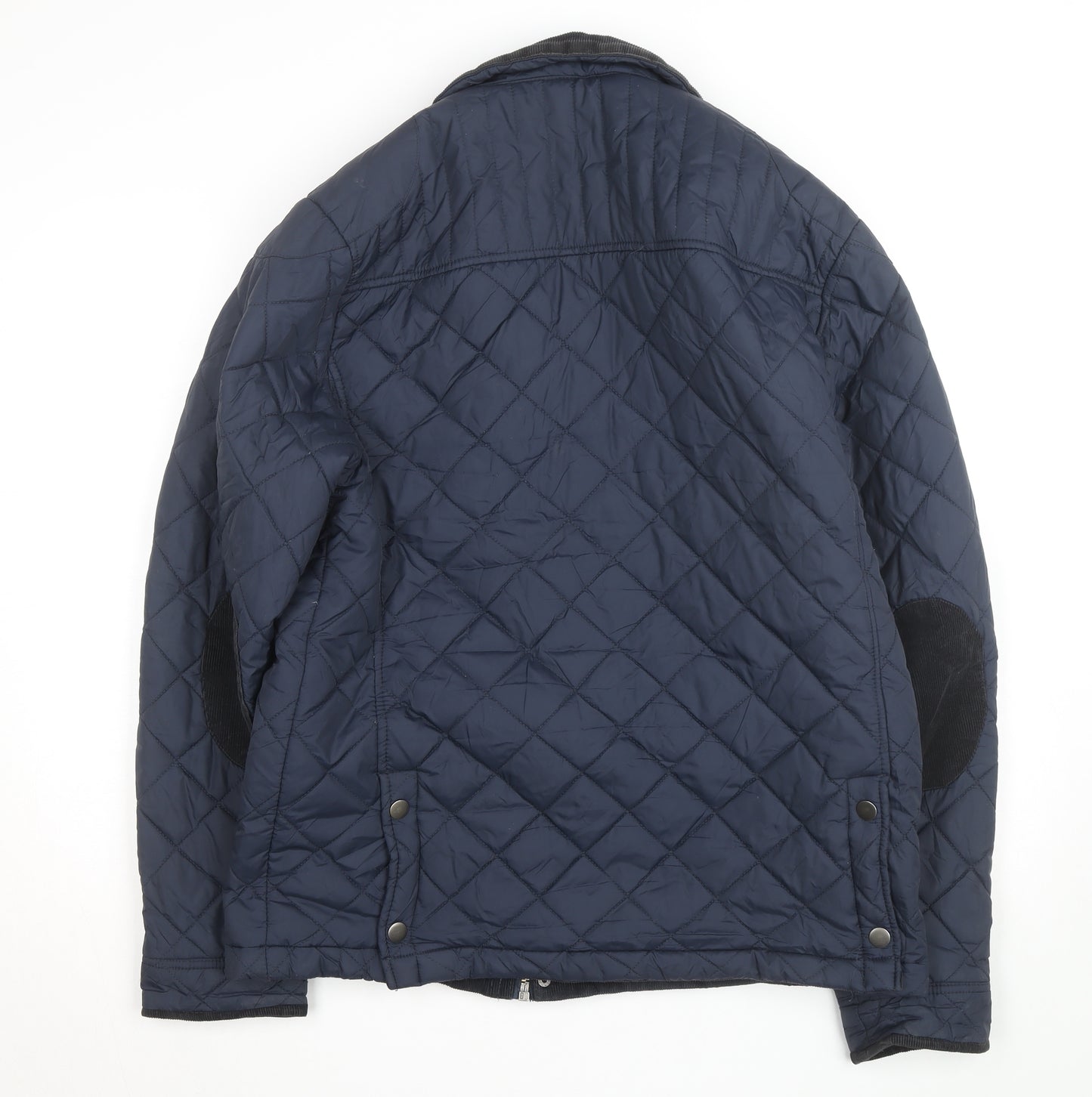 Dunnes Stores Men’s Blue Quilted Polyester Lined Jacket Size L