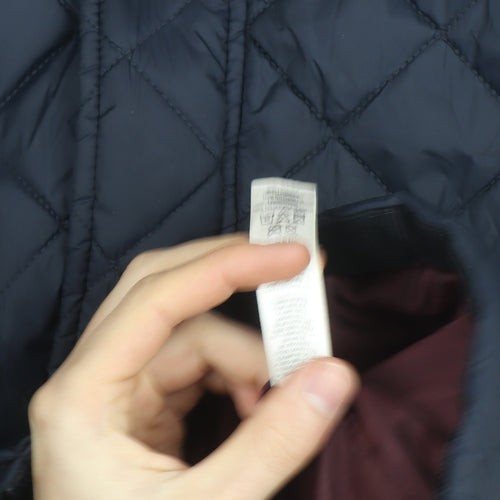 Dunnes Stores Men’s Blue Quilted Polyester Lined Jacket Size L
