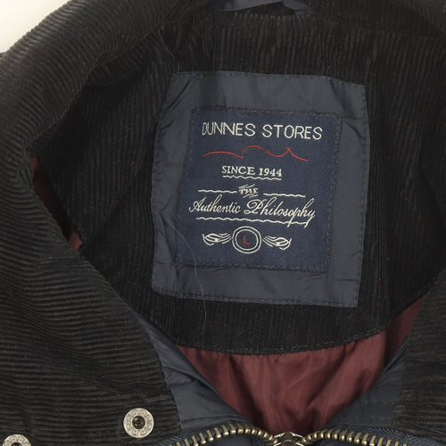 Dunnes Stores Men’s Blue Quilted Polyester Lined Jacket Size L