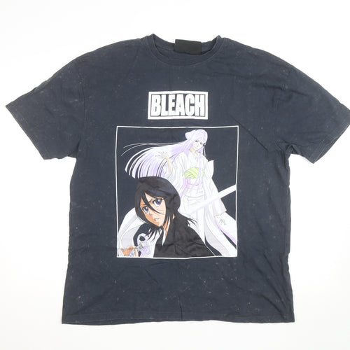 VIZ Media Bleach Anime Black Men's Medium Graphic T-Shirt