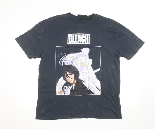 VIZ Media Bleach Anime Black Men's Medium Graphic T-Shirt