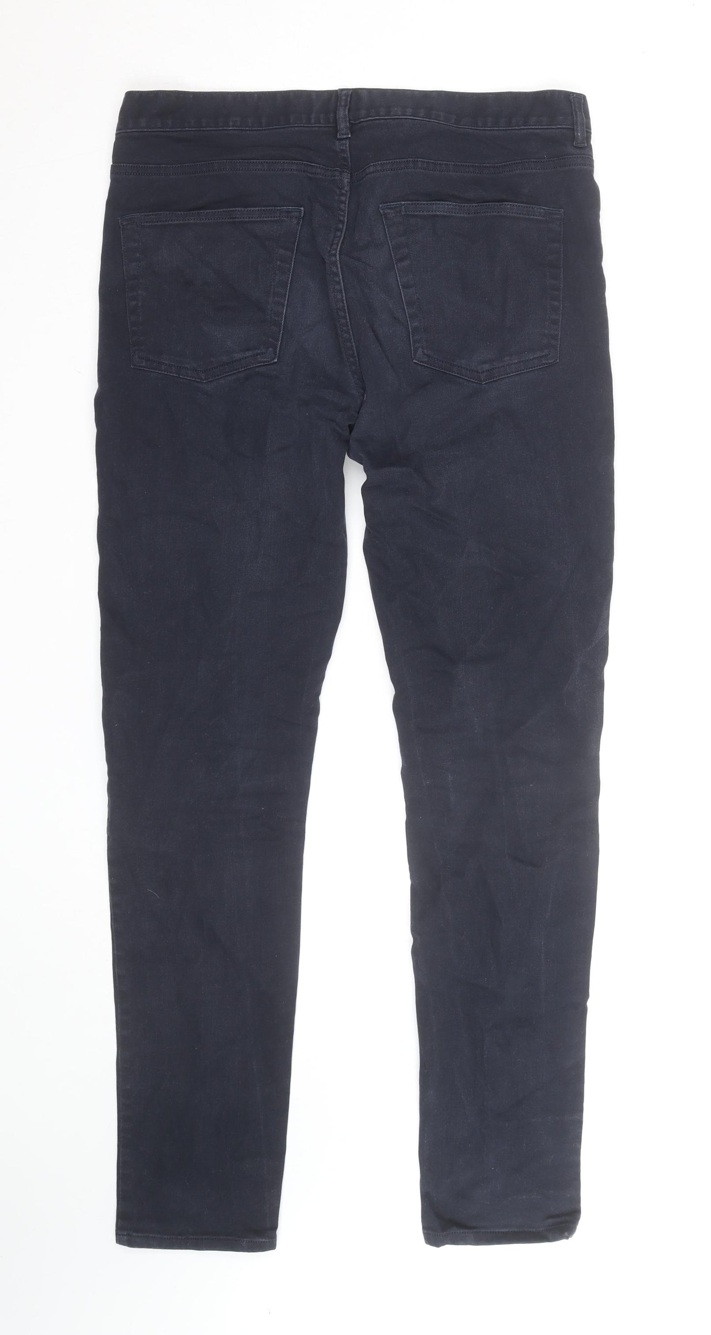 H&M Men’s Blue Skinny Fit Jeans Size 32 Regular Denim