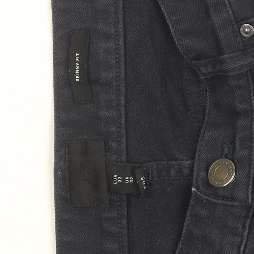 H&M Men’s Blue Skinny Fit Jeans Size 32 Regular Denim