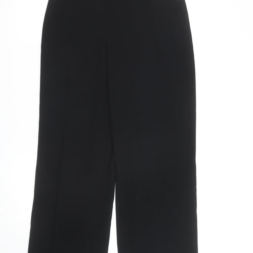 Basler Women's Black Wide-Leg Tailored Trousers Size 12