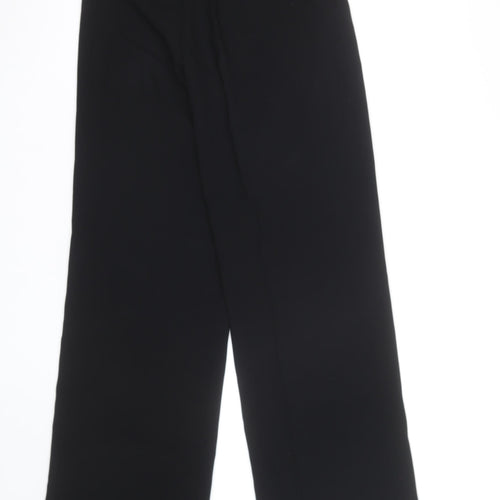 Basler Women's Black Wide-Leg Tailored Trousers Size 12