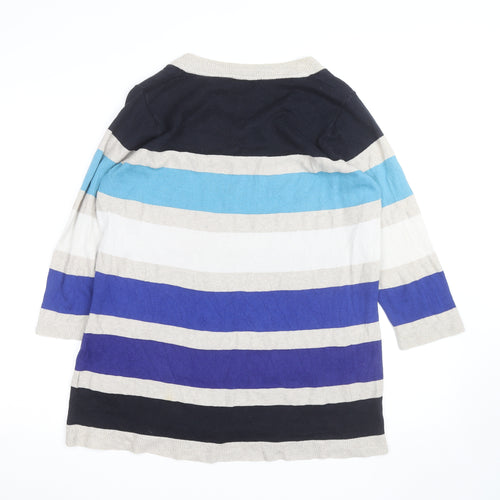 Marks and Spencer Per Una Women's Multicoloured Stripe Knit Top Size 16