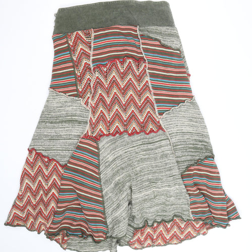 Marks and Spencer Per Una Women's Multicoloured A-Line Midi Skirt Size 16