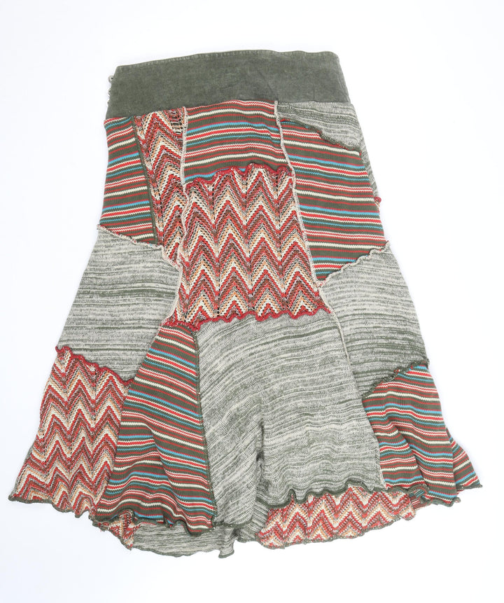 Marks and Spencer Per Una Women's Multicoloured A-Line Midi Skirt Size 16