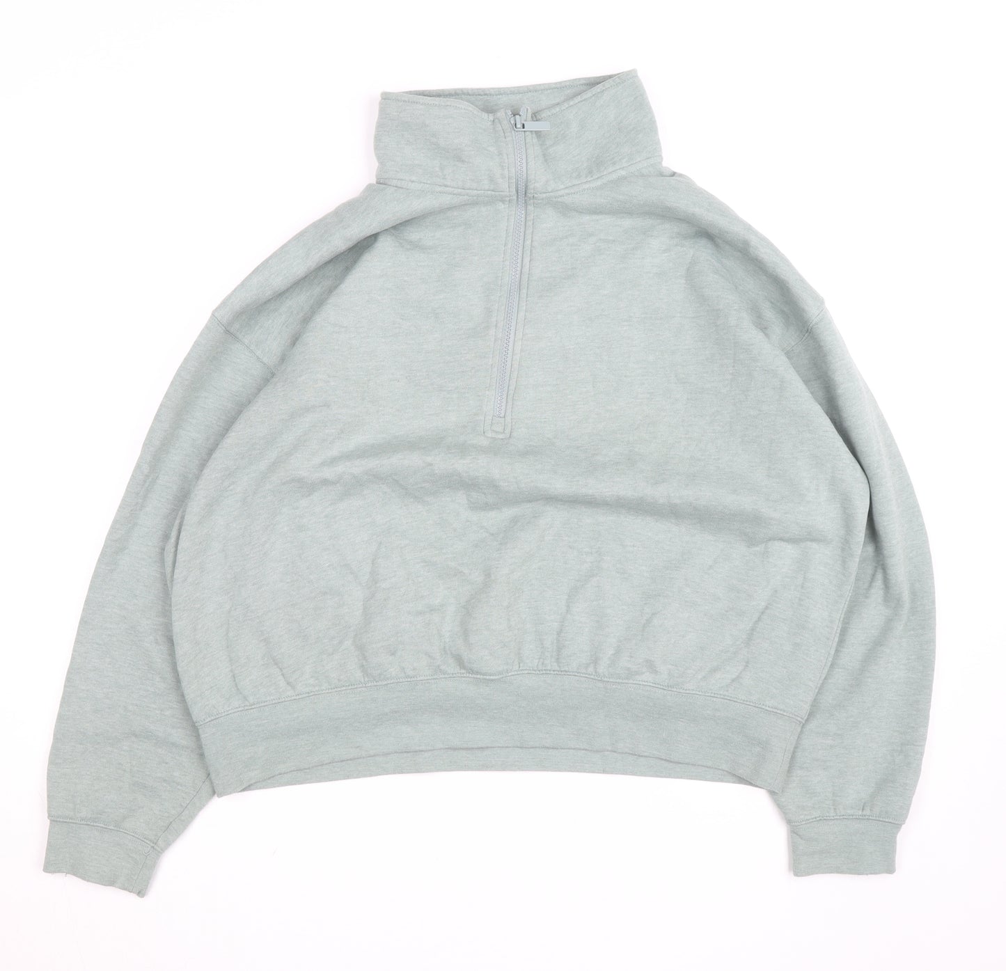 Dunnes Stores Women’s Grey 1/2 Zip Pullover Sweatshirt Size 16