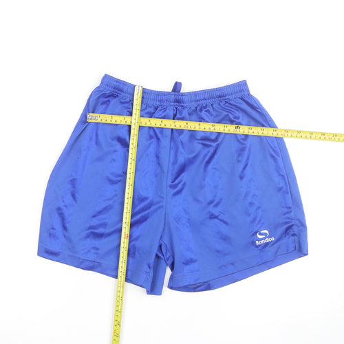 Sondico Men's Blue Athletic Sports Shorts Size M Quick Dry Lightweight