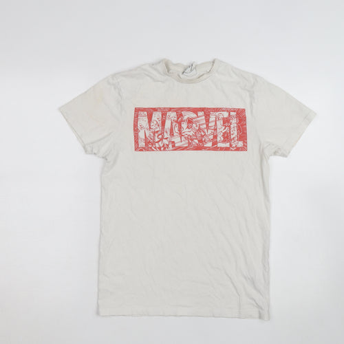 Marvel White XS Women's Short Sleeve Crew Neck T-Shirt
