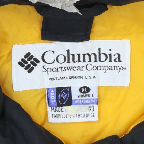 Columbia Women's Yellow XL Waterproof Ski Jacket