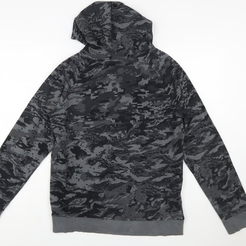 Under Armour Boys Grey Camouflage Pullover Hoodie Size XL 158-170cm