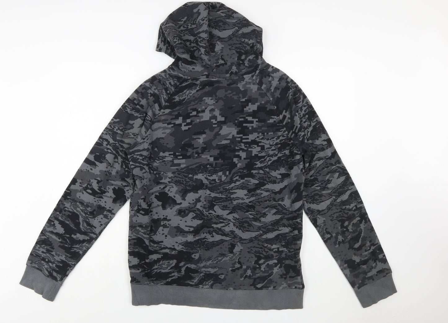 Under Armour Boys Grey Camouflage Pullover Hoodie Size XL 158-170cm