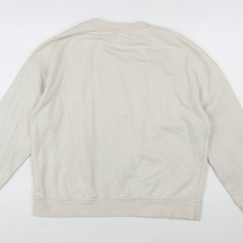 Disney Winnie the Pooh Beige Floral Sweatshirt Women M Primark