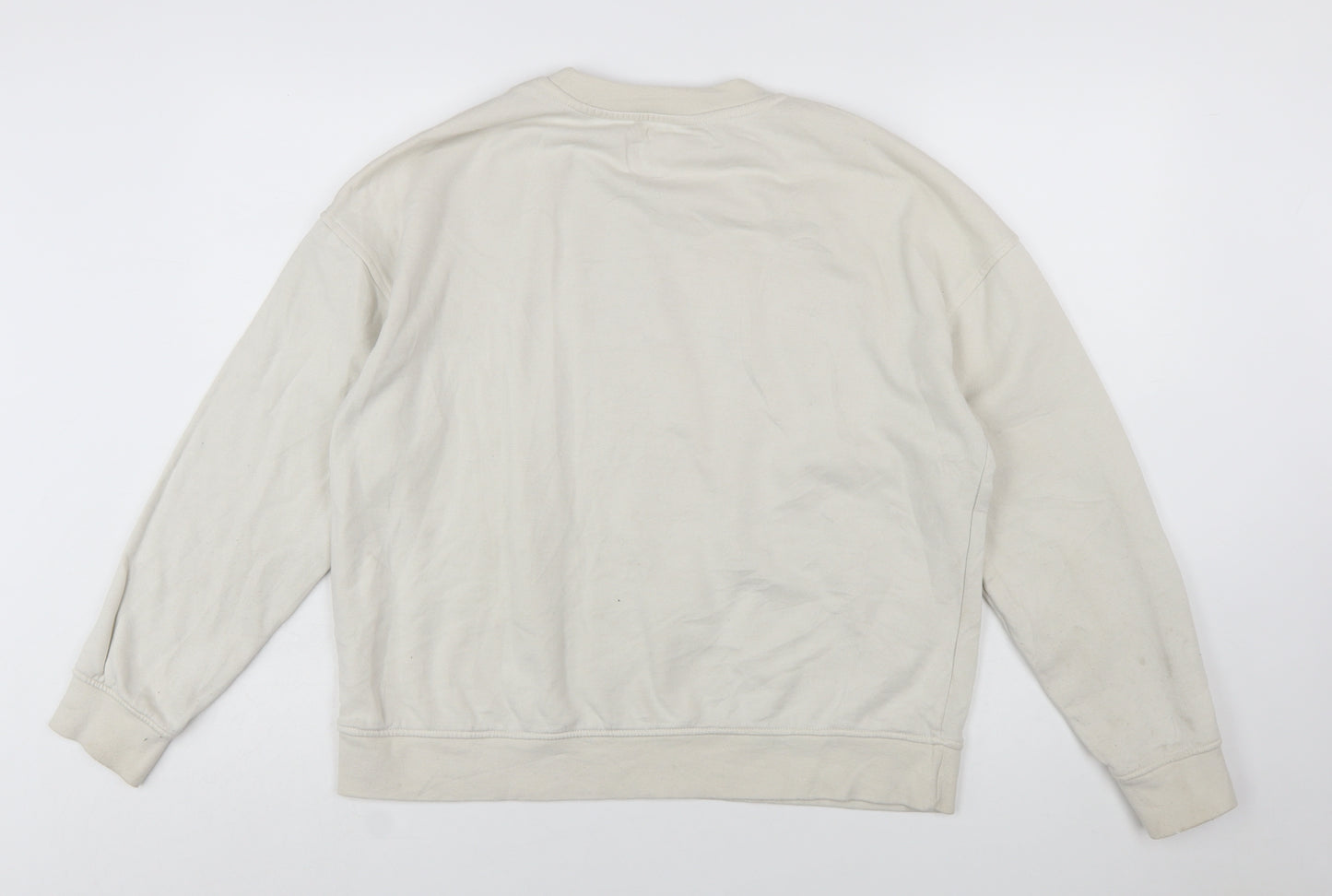 Disney Winnie the Pooh Beige Floral Sweatshirt Women M Primark