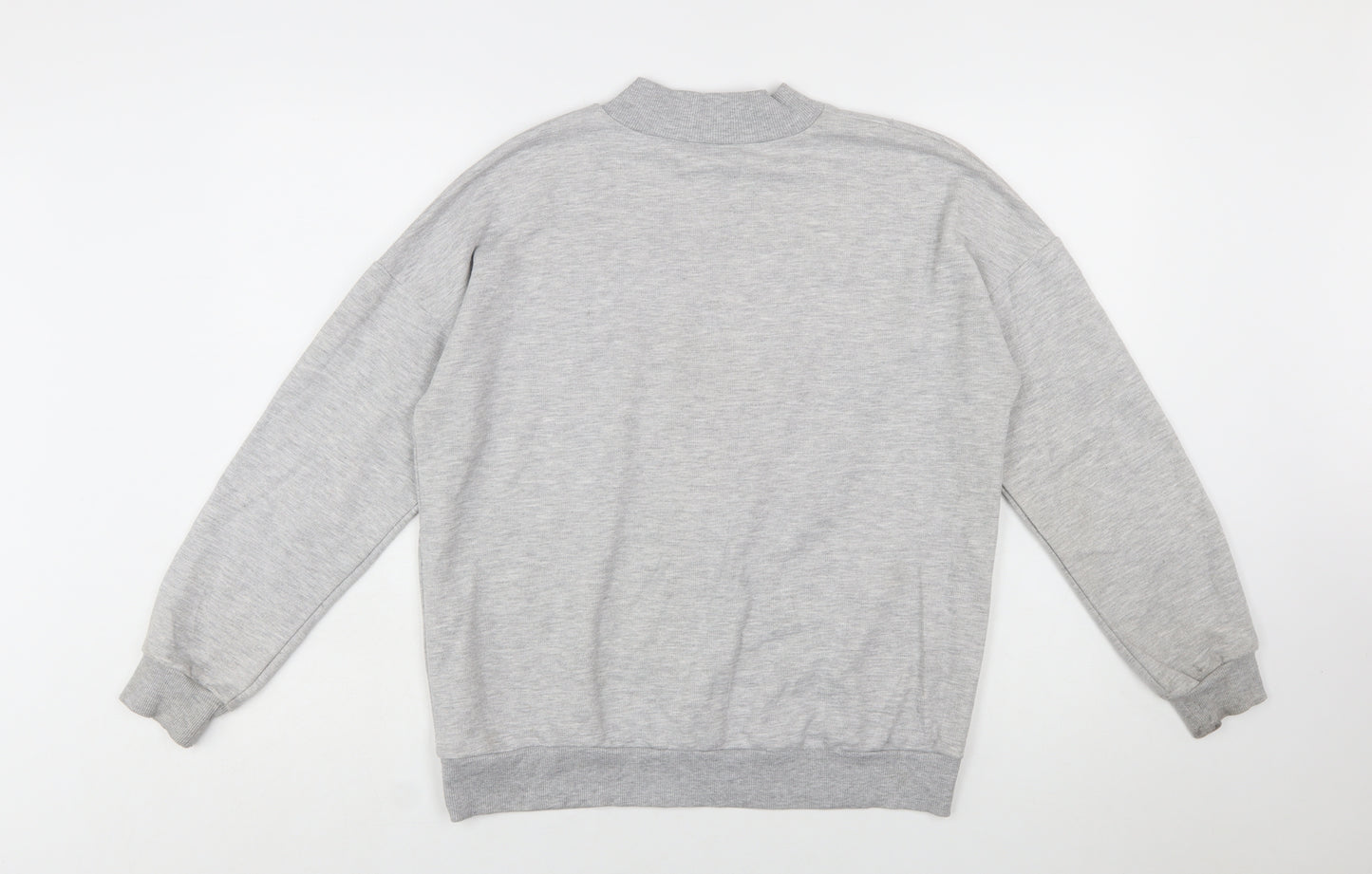 Disney Women Grey Mickey Mouse Pullover Sweatshirt Size 14