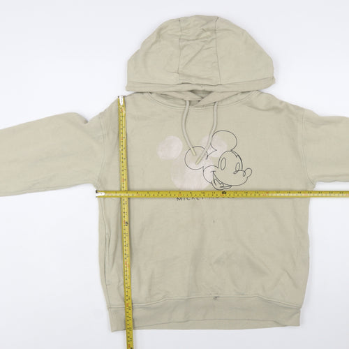 Disney Primark Women Beige Mickey Mouse Pullover Hoodie XS