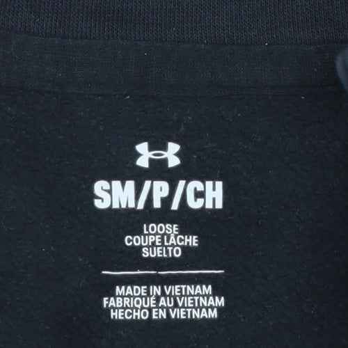 Under Armour Women's Black Small 1/2 Zip Pullover Sweatshirt