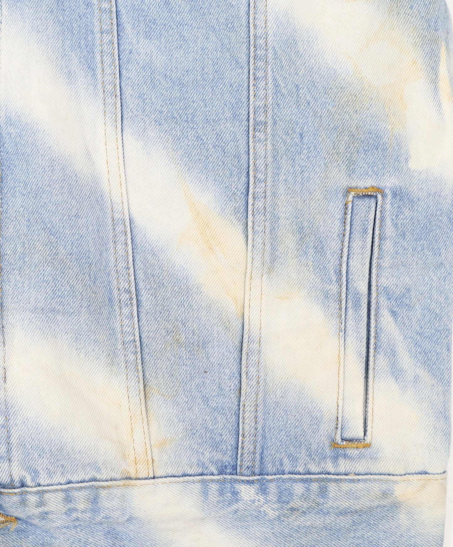 boohooMAN Men's Blue Denim Basic Jacket Size S Regular Fit