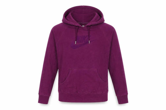 Front view of Nike Women's Purple Pullover Hoodie Size Small 8/10 Sportswear