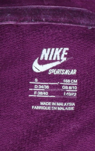 Nike Women's Purple Pullover Hoodie Size Small 8/10 Sportswear
