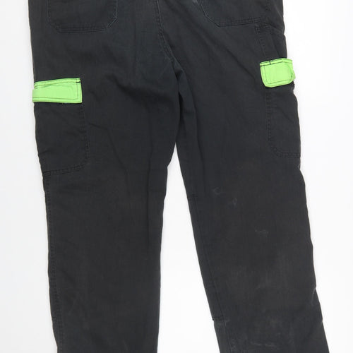 Dickies Men’s Black Cargo Work Trousers L 40in Waist Cotton Blend