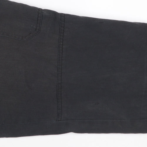 Dickies Men’s Black Cargo Work Trousers L 40in Waist Cotton Blend