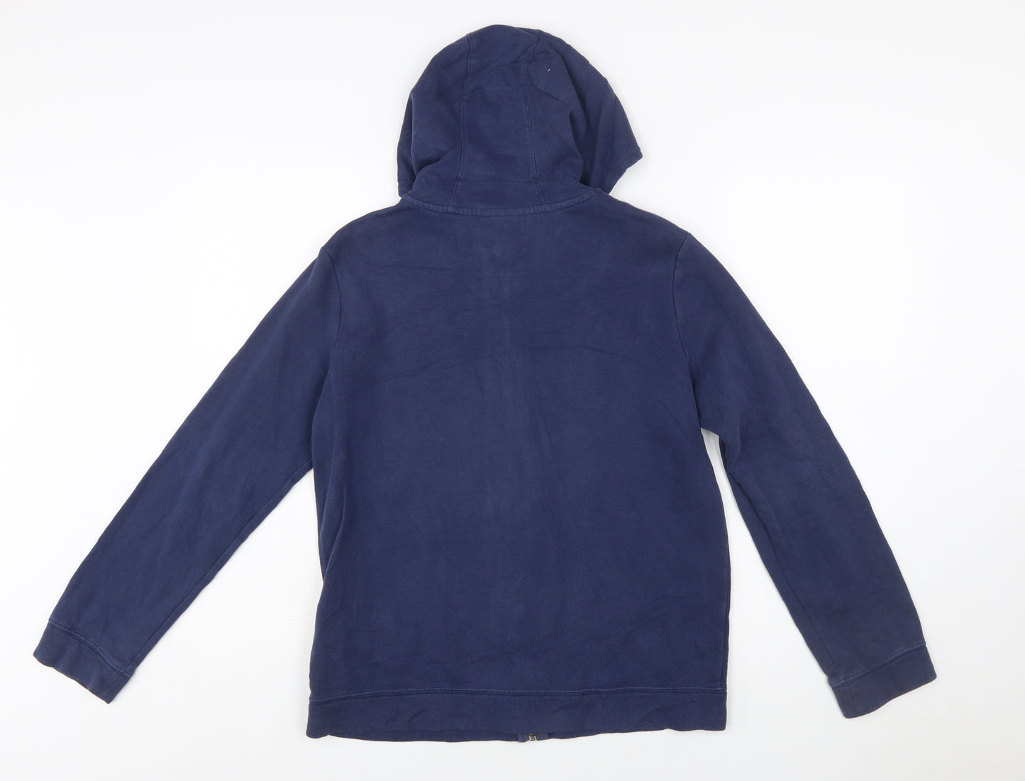 Nike Boys Blue Full Zip Hoodie XL 158-170cm Cotton Blend Standard Fit