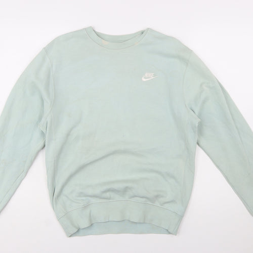 Nike Men's Green XS Crew Neck Pullover Sweatshirt