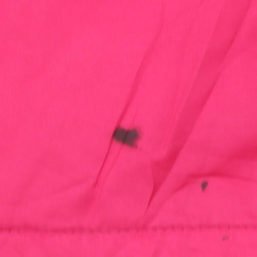Adidas Women's Pink ClimaProof Windbreaker Jacket Size 8