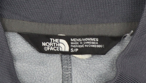 The North Face Men's Grey Full Zip Fleece Sweatshirt S