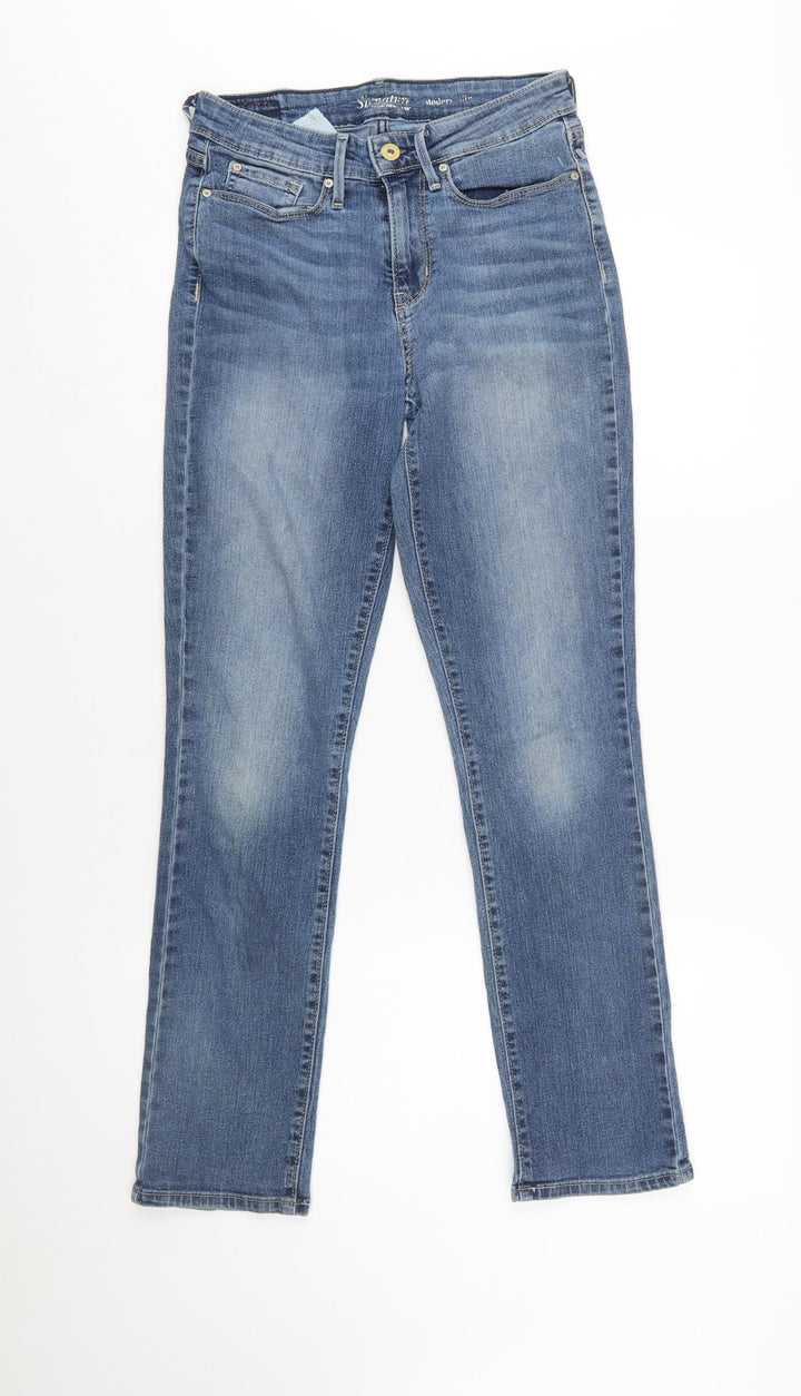 Levi Strauss Women's Blue Straight Jeans Size 10 Regular Fit