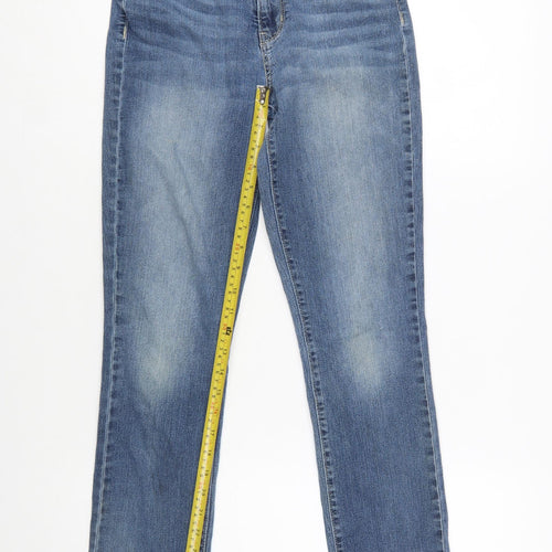 Levi Strauss Women's Blue Straight Jeans Size 10 Regular Fit